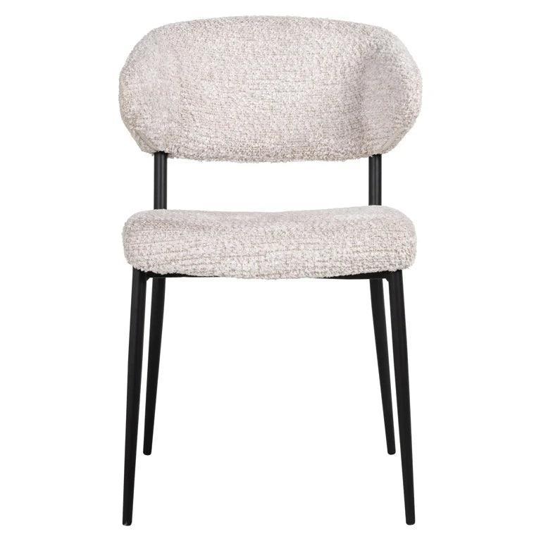 Richmond Interiors 2er Set Esszimmerstuhl Bea | Cream