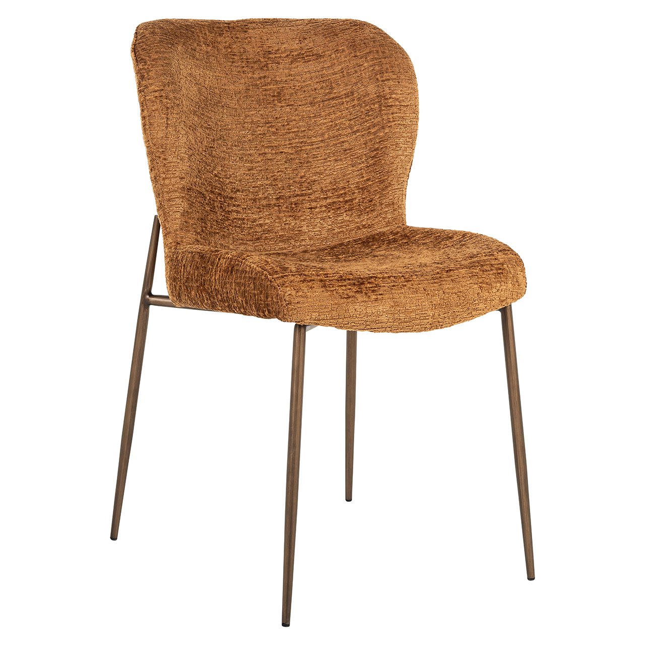Richmond Interiors 2er Set Esszimmerstuhl Odarby | cognac