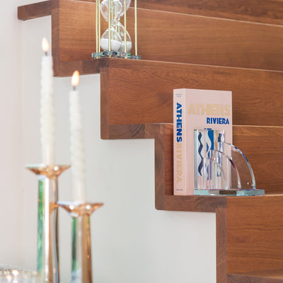 Richmond Interiors 2er Set Kristall-Buchstützen Linnea