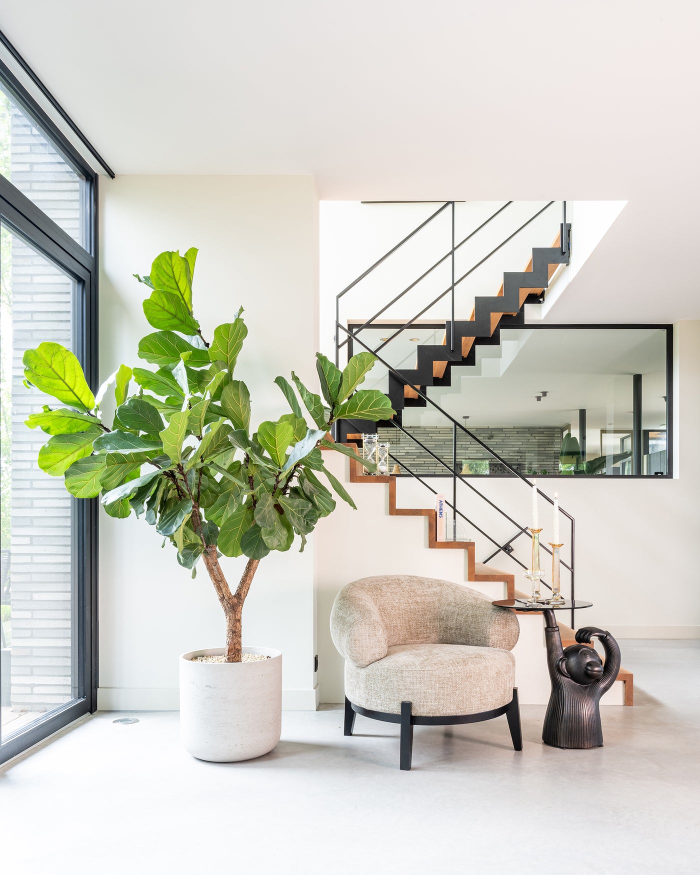 Richmond Interiors 2er Set Kristall-Buchstützen Linnea