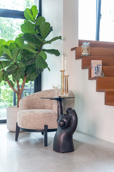 Richmond Interiors 2er Set Kristall-Buchstützen Linnea