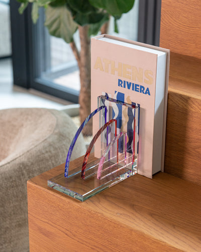 Richmond Interiors 2er Set Kristall-Buchstützen Linnea