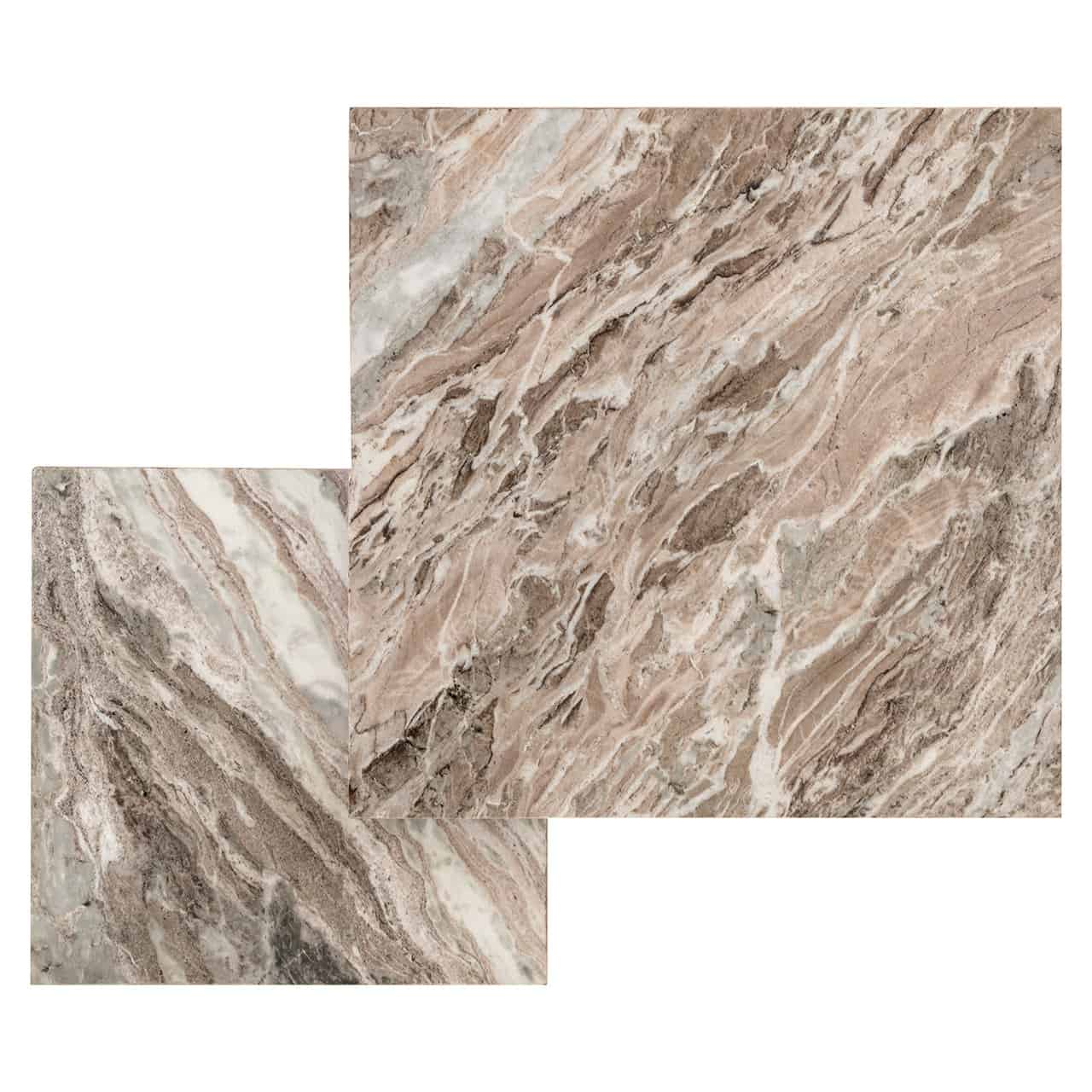 Richmond Interiors 2er Set Marmor-Couchtisch Rashford