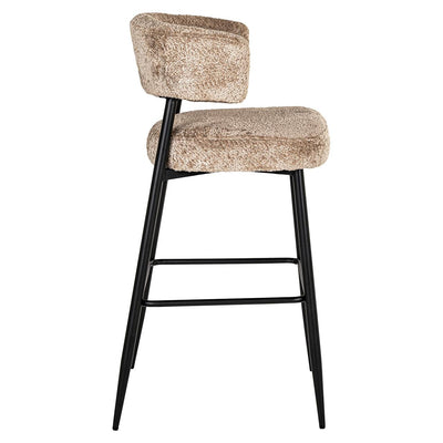 Richmond Interiors 2er Set Teddy-Barhocker Counterstuhl Rochelle | Nature