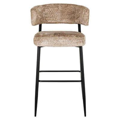 Richmond Interiors 2er Set Teddy-Barhocker Counterstuhl Rochelle | Nature