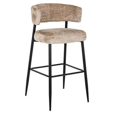 Richmond Interiors 2er Set Teddy-Barhocker Counterstuhl Rochelle | Nature