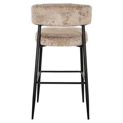 Richmond Interiors 2er Set Teddy-Barhocker Counterstuhl Rochelle | Nature
