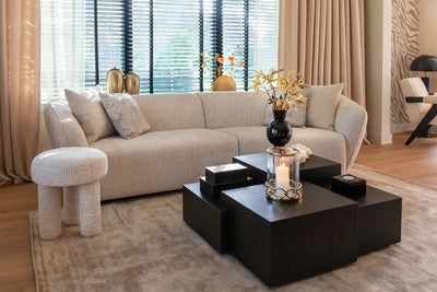 Richmond Interiors 3-Sitzer Sofa Armand | Cremé