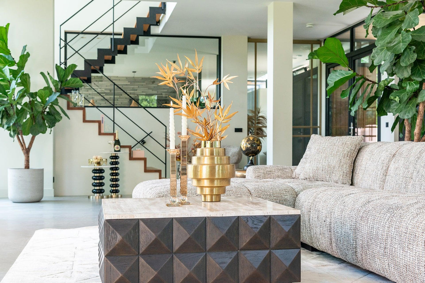 Richmond Interiors 3-Sitzer Sofa Hazel 3-Sitzer mit Lounge links | Nature