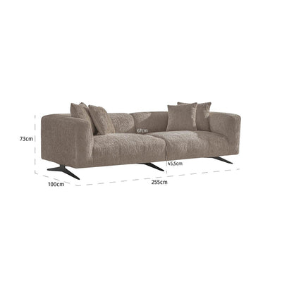 Richmond Interiors 3-Sitzer Sofa Hoxton | beige