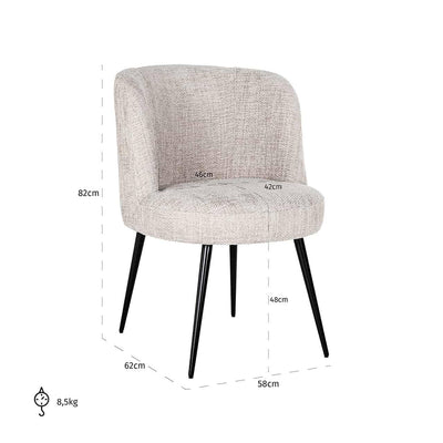 Richmond Interiors Armlehnstuhl Morton | Natural