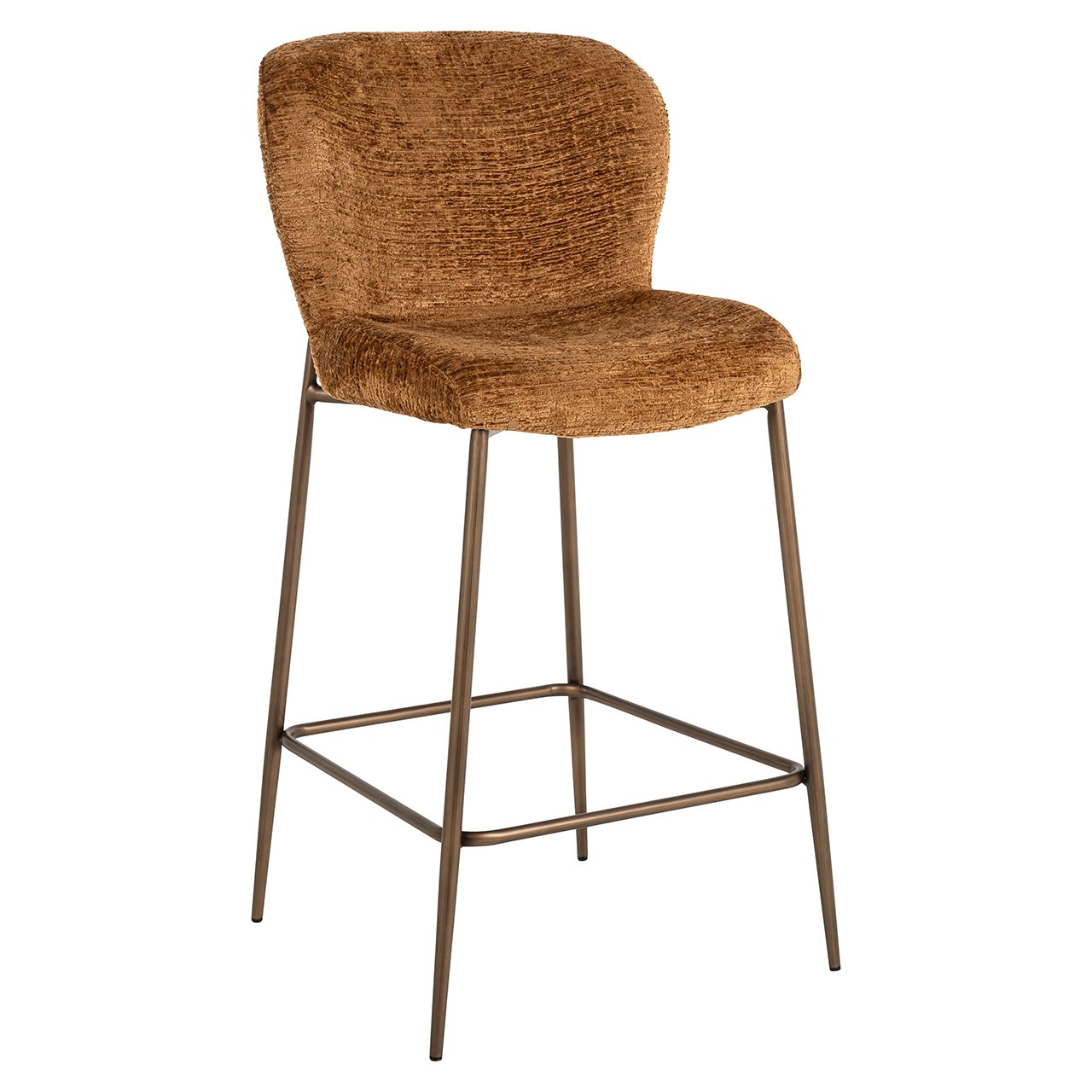Richmond Interiors Barhocker Counterstuhl Odarby | cognac