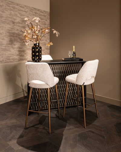 Richmond Interiors Barhocker Delphine | cream
