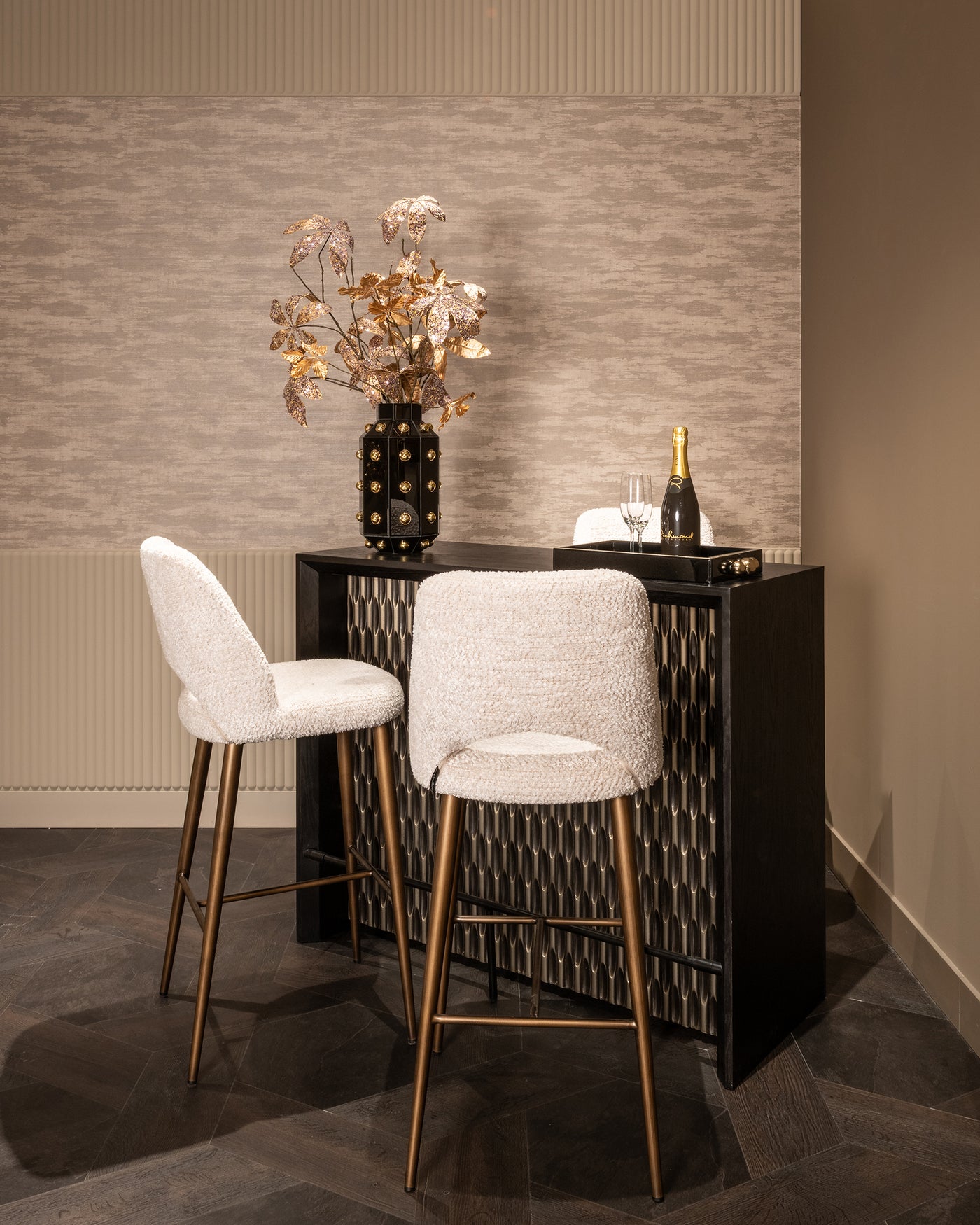 Richmond Interiors Barhocker Delphine | cream