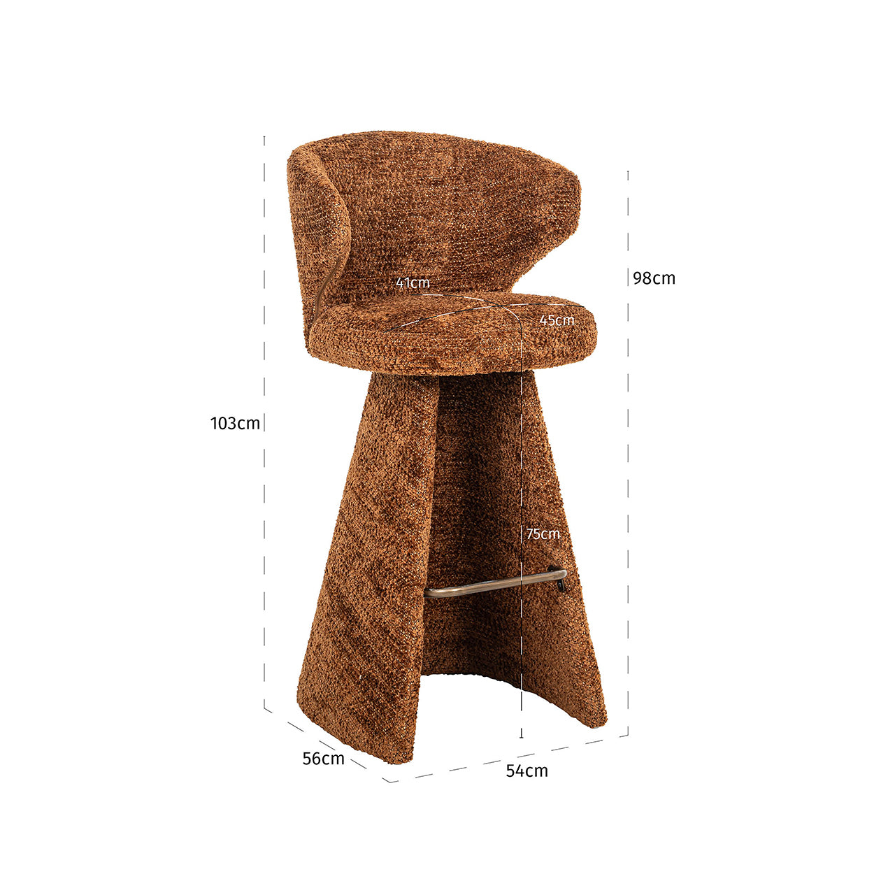 Richmond Interiors Barhocker Gatsbi | cinnamon