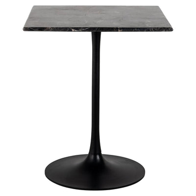 Richmond Interiors Bistrotisch Carlten mit schwarzem Marmor | 65x65 cm