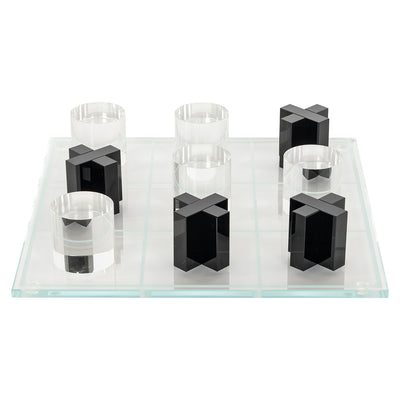 Richmond Interiors Brettspiel Tic Tac Toe aus Glas