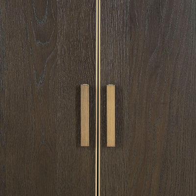 Richmond Interiors Bücherschrank Rivertree 2-türig | Braun