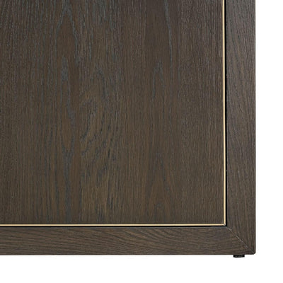 Richmond Interiors Bücherschrank Rivertree 2-türig | Braun