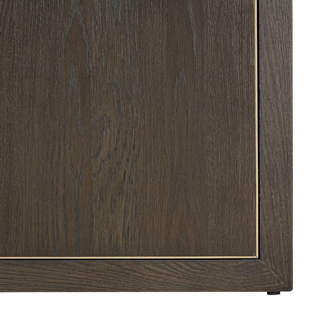 Richmond Interiors Bücherschrank Rivertree 2-türig | Braun