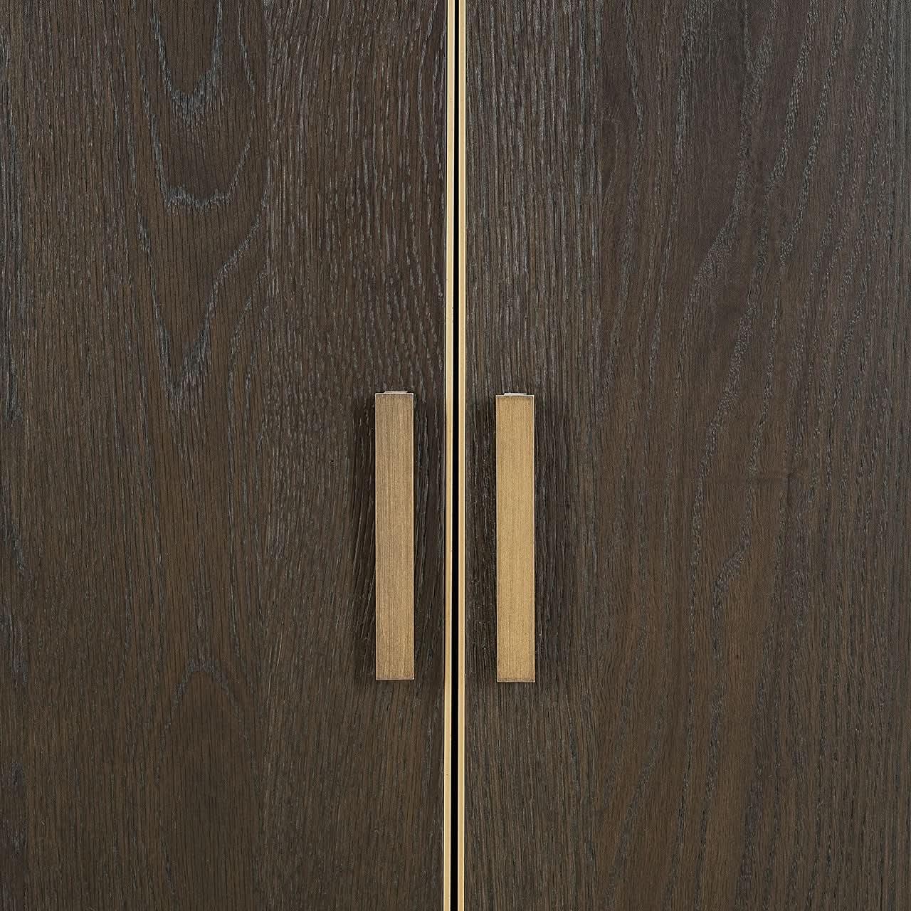 Richmond Interiors Bücherschrank Rivertree 2-türig | Braun
