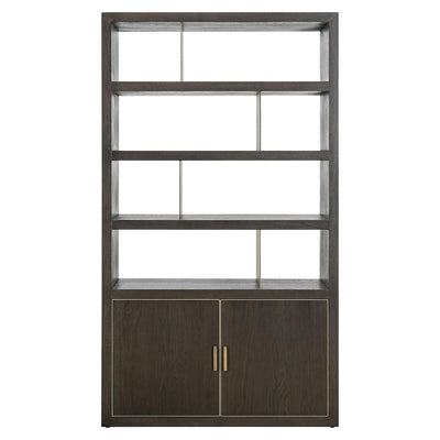 Richmond Interiors Bücherschrank Rivertree 2-türig | Braun