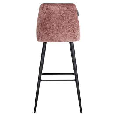 Richmond Interiors Chenille Barhocker Brooke 2er Set | Rosé