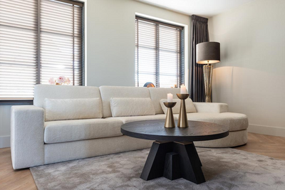 Sofa Barcelona with récamière | fabric Adore velvet