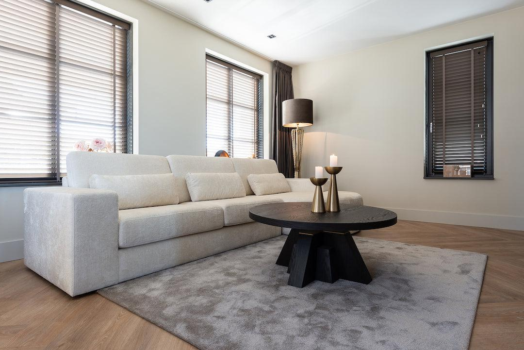 Sofa Barcelona with récamière | fabric Adore velvet