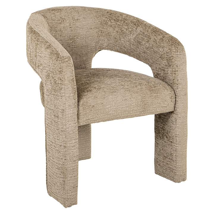 Richmond Interiors Chenille Esszimmerstuhl Belle | Desert