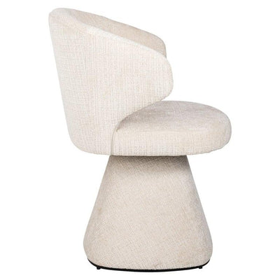 Richmond Interiors Chenille Esszimmerstuhl Gatsbi | Cremé