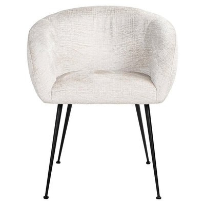 Richmond Interiors Chenille Esszimmerstuhl Ruby | Creme