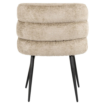 Richmond Interiors Chenille-Esszimmerstuhl Stella | Desert