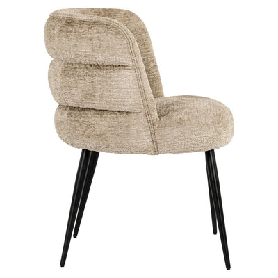 Richmond Interiors Chenille-Esszimmerstuhl Stella | Desert