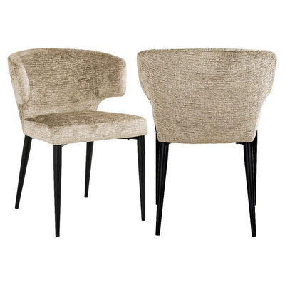 Richmond Interiors Chenille Esszimmerstuhl Taylor | Desert