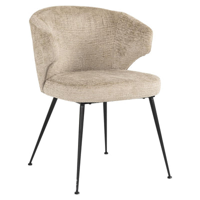 Richmond Interiors Chenille Esszimmerstuhl Xandra | Desert