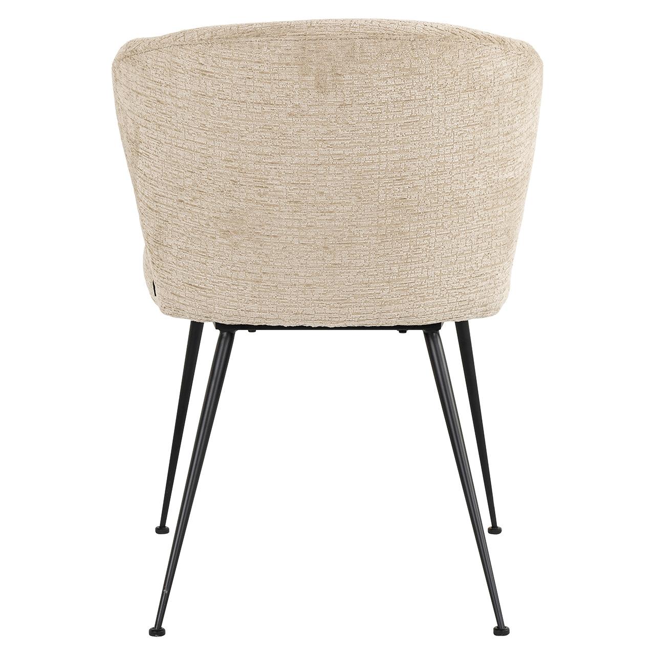 Richmond Interiors Chenille Esszimmerstuhl Xandra | Desert