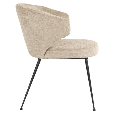 Richmond Interiors Chenille Esszimmerstuhl Xandra | Desert
