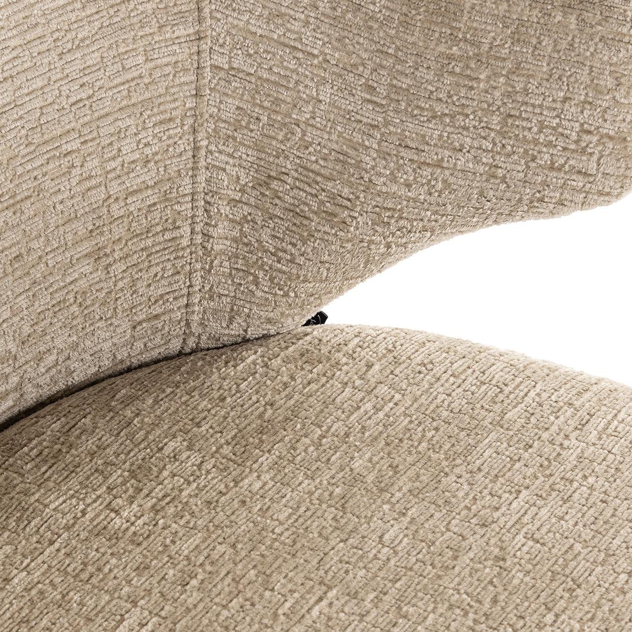 Richmond Interiors Chenille Esszimmerstuhl Xandra | Desert