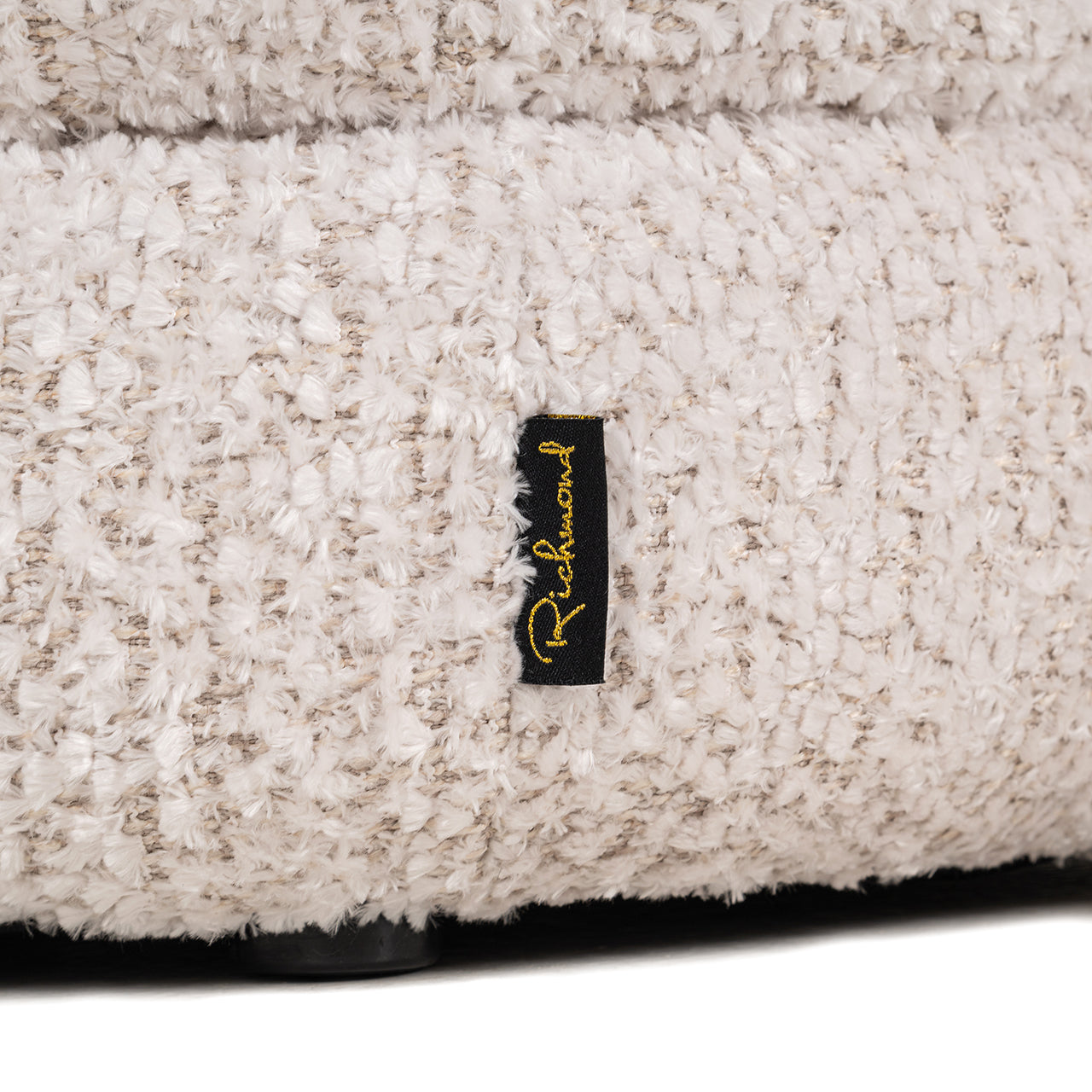 Richmond Interiors Chenille-Hocker Adele | cremé