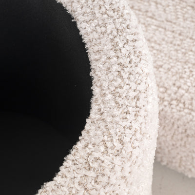 Richmond Interiors Chenille-Hocker Adele | cremé