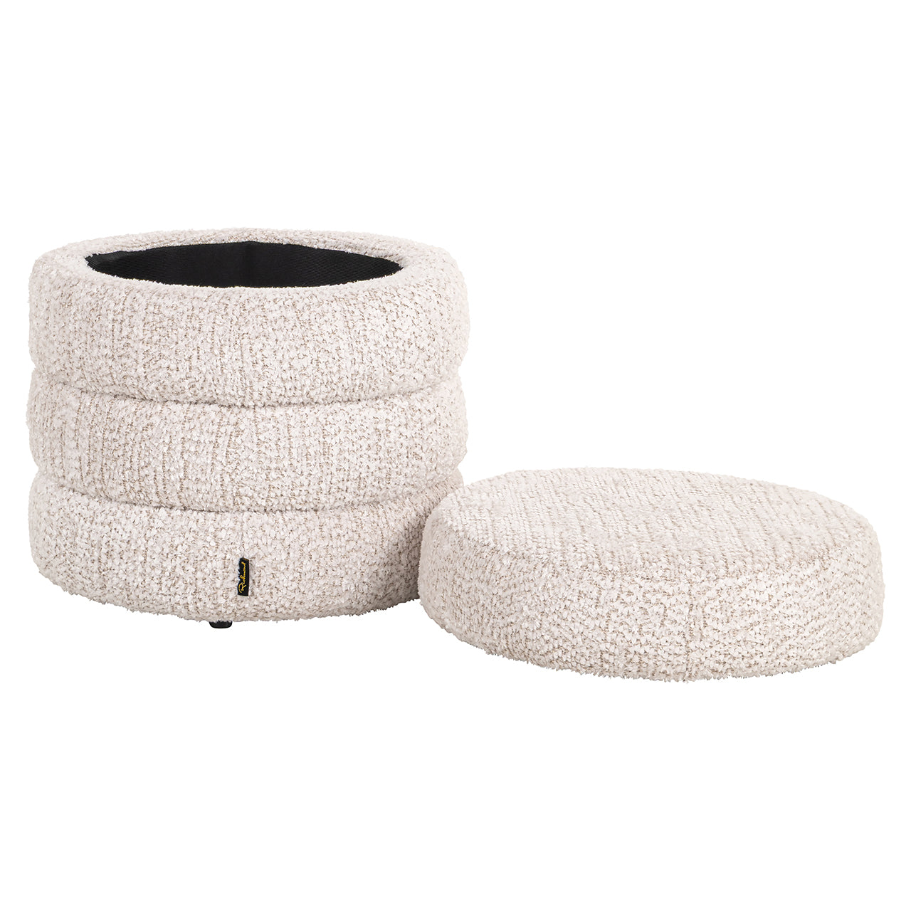 Richmond Interiors Chenille-Hocker Adele | cremé