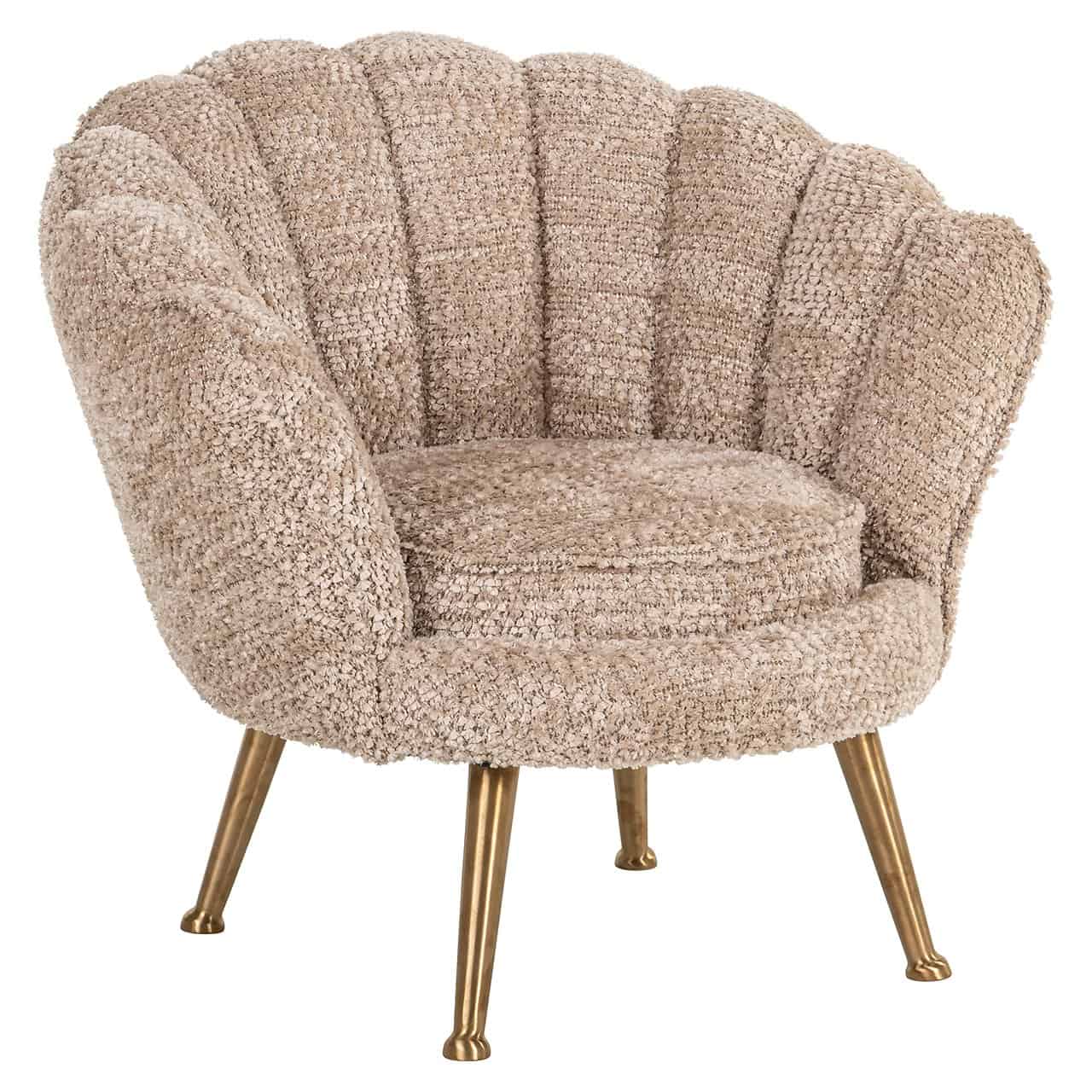 Richmond Interiors Chenille Kindersessel Charly | Beige