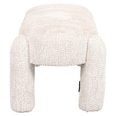 Richmond Interiors Chenille-Polsterbank Holly | cream