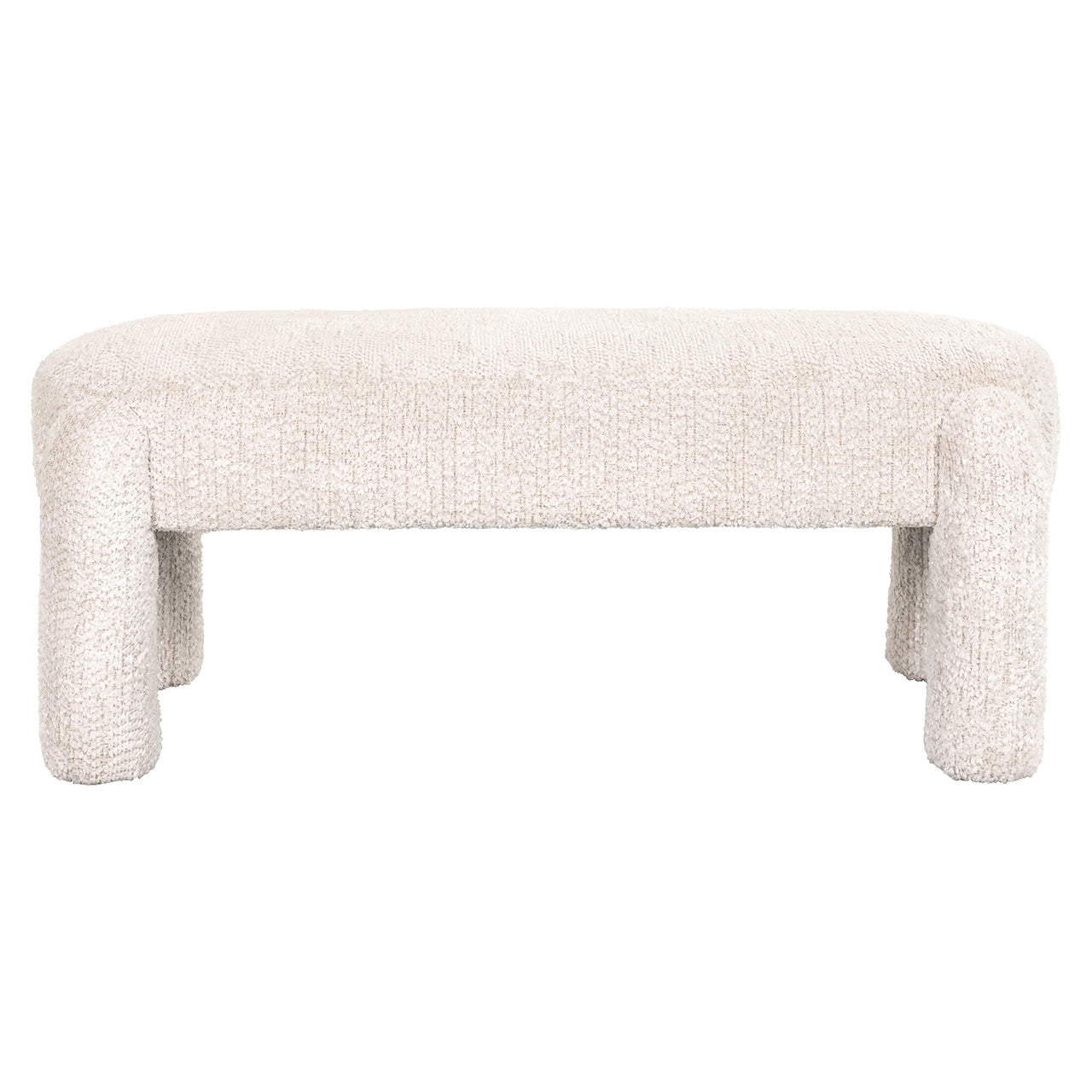 Richmond Interiors Chenille-Polsterbank Holly | cream