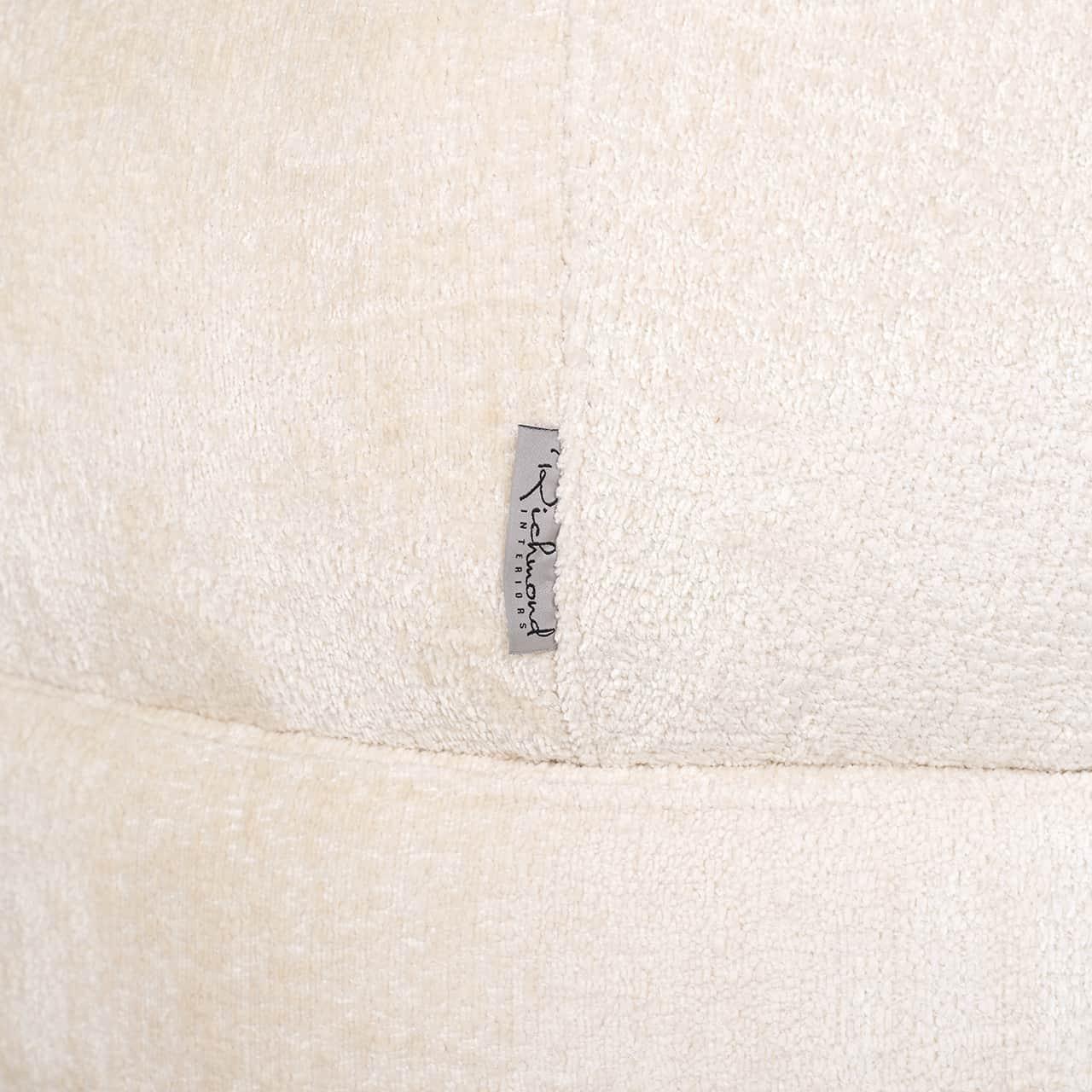 Richmond Interiors Chenille-Sessel Venus | Weiß