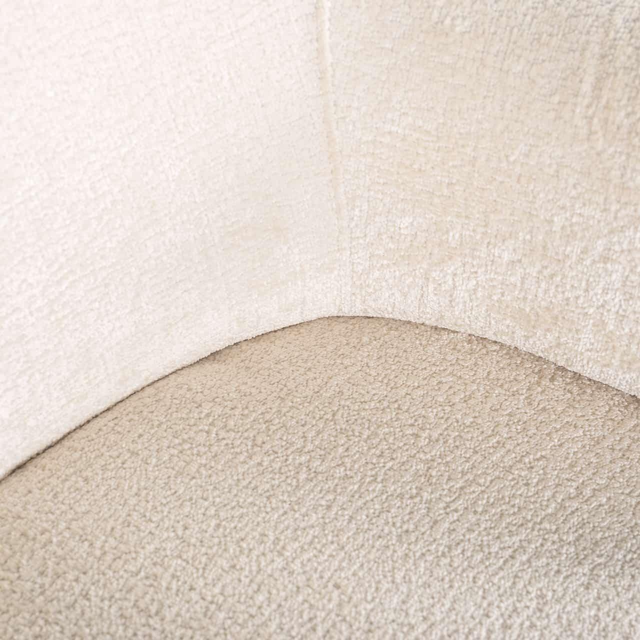 Richmond Interiors Chenille-Sessel Venus | Weiß