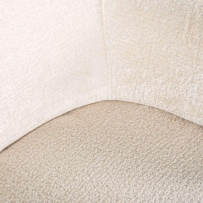 Richmond Interiors Chenille-Sessel Venus | Weiß