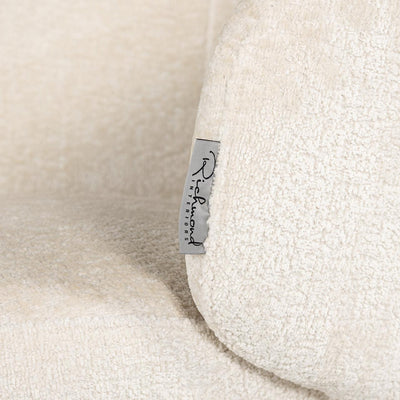 Richmond Interiors Chenille-Stuhl Amphara | Weiß