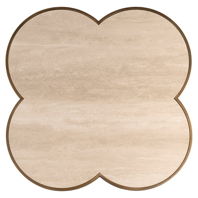 Richmond Interiors Couchtisch Clover Kleeblatt | beige